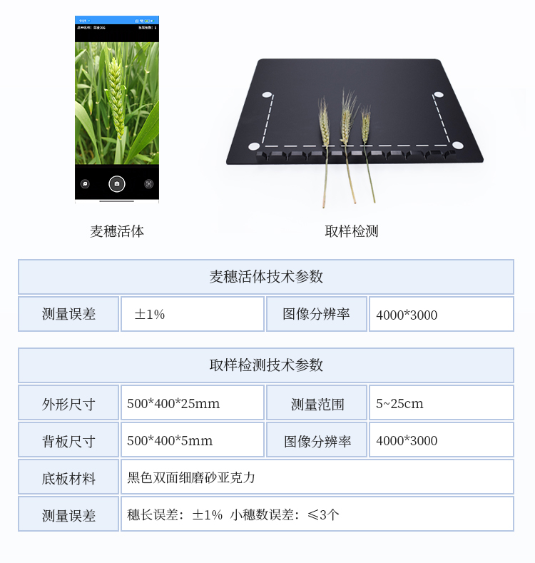小麦亩穗数测量仪